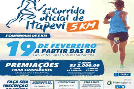 Com prêmios de até R$ 2 mil, Prefeitura realiza 1ª Corrida Oficial de Itapevi