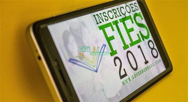 Inscrições para vaga no Fies abrem nesta segunda-feira