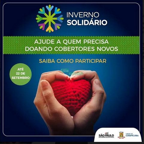Carapicuíba participa da Campanha estadual ‘Inverno Solidário’