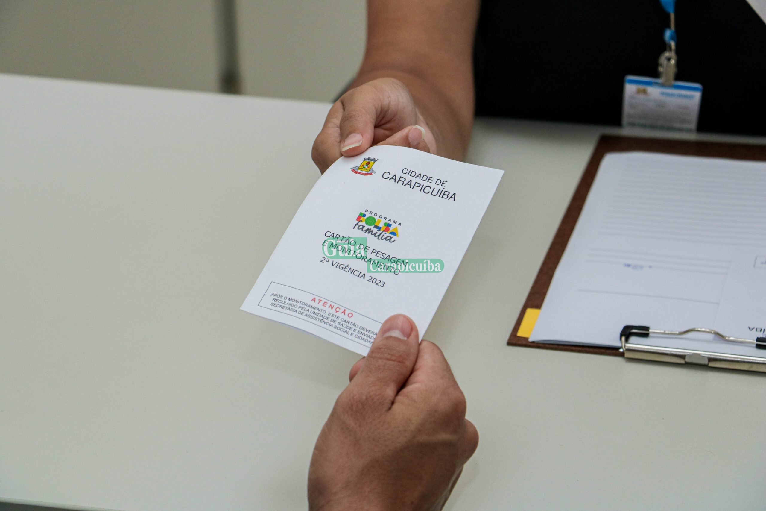 Secretaria de Assistência Social Carapicuíba realiza Mutirão do Cartão de Pesagem